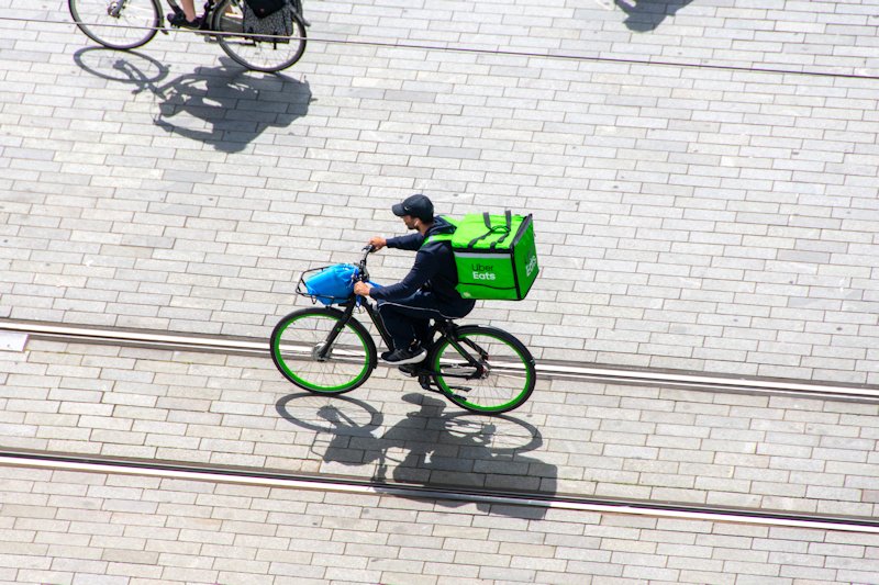 Bezorging op fiets